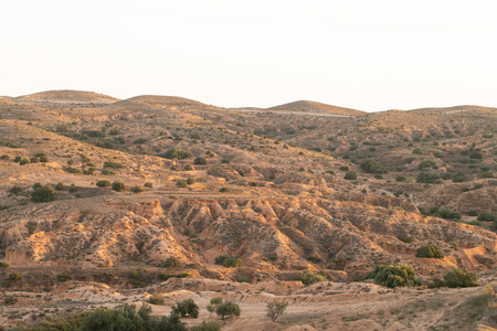 风景 天空 山谷 岩石 突尼斯 土地 火山 沙漠 达哈尔