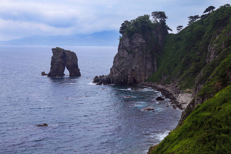 旅行 自然 风景 夏天 海滩 旅游业 岩石 假期 海湾 天空