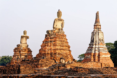 宗教 宝塔 泰国 历史 废墟 地标 冥想 文化 佛陀 暹罗