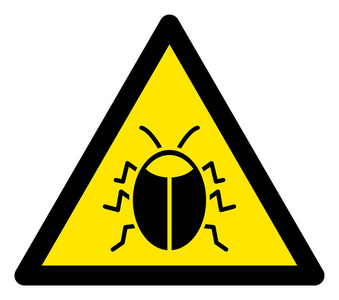 光栅错误警告三角形标志图标图片
