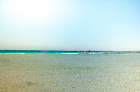 地平线 波动 美丽的 风景 天空 夏天 假期 海景 美女