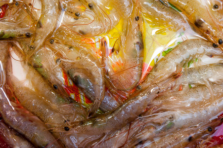 油炸 盘子 午餐 餐厅 特写镜头 美食家 对虾 海鲜 烤的