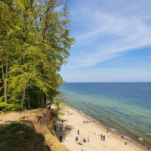 海岸线 假期 天空 悬崖 自然 风景 旅行 波罗的海 海洋