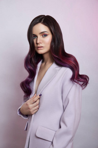 魅力 很完美 紫罗兰 照顾 护发 洗发水 造型 发型 化妆