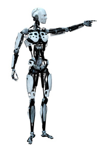 技术 未来 科学 科幻 三维渲染 男人 电子人 智力 机器人