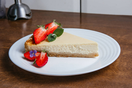 美味的 自制 奶油 芝士蛋糕 甜点 蛋糕 水果 美食家 糕点