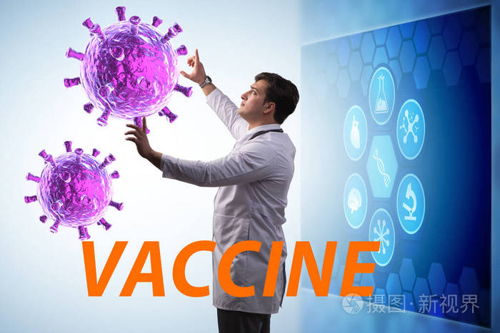 正在研制冠状病毒covid19疫苗的男医生