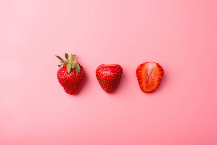 食物 粉红色 时尚 草莓 素食主义者 作文 好吃 水果 布局