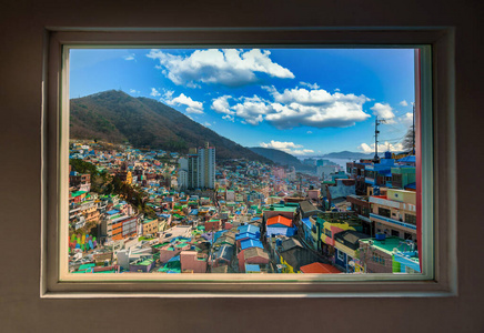 旅行 韩国 地标 油漆 艺术 美丽的 市中心 风景 建筑学