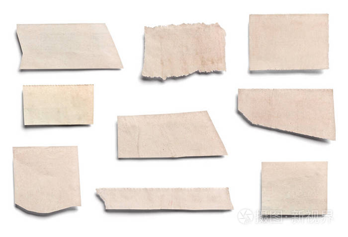 标签 羊皮纸 收集 撕裂 裂开 出版 纸张 打印 古老的
