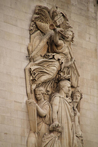 雕塑 地标 城市景观 建筑学 巴黎 旅游业 窗口 法国 城市
