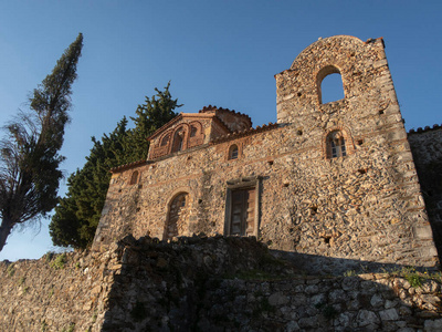历史的 宗教 修道院 欧洲 拱门 旅游 拉科尼亚 伯罗奔尼撒