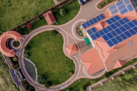 阳光 权力 环境 建筑 小屋 细胞 新的 经济 能量 屋顶