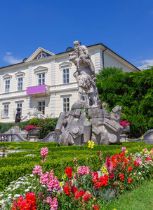 奥地利萨尔茨堡米拉贝尔花园雕像