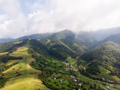 乡村 森林 天空 夏天 小山 全景 自然 旅行 旅游业 全景图