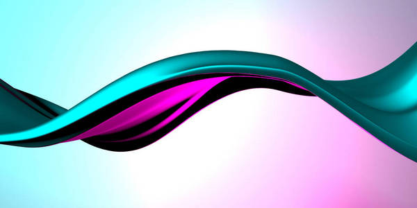 三维 提供 紫色 时尚 颜色 旋转 波动 科学 动态 技术