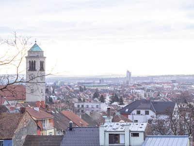 建筑 天空 风景 城市景观 教堂 全景图 捷克共和国 天际线