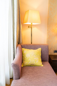 在室内 酒店 活的 房子 软的 窗帘 床上用品 毯子 织物