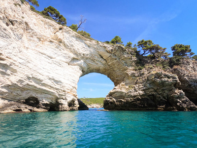 夏天 沿海 旅游业 地中海 公园 海湾 冒险 风景 洞穴