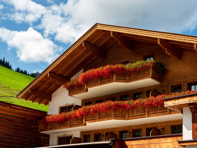 阳台 木屋 村庄 假期 旅行 和谐 阿尔卑斯山 公寓 安慰