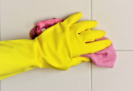 房子 橡胶 破布 持有 家务活 粉红色 服务 手套 卫生