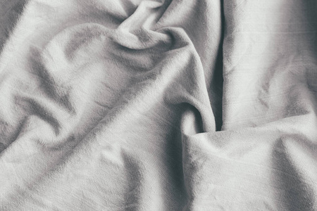 皱巴巴的 墙纸 窗帘 材料 波动 特写镜头 空的 软的 织物