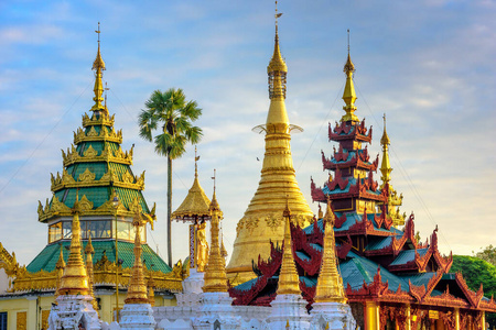 佛教 缅甸 地标 佛塔 历史的 风景 佛教徒 亚洲 旅行者