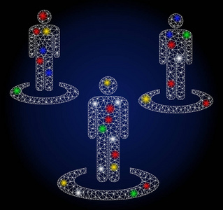 白色闪光点图片