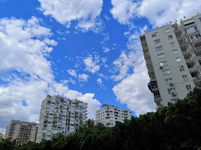 建筑 城市景观 自然 阳台 夏天 建设 欧洲 新的 外观