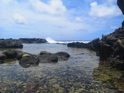 天空 海滩 塞班岛 波动