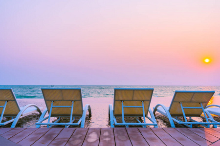 泰国 求助 假日 日落 椅子 奢侈 天空 自然 假期 旅行