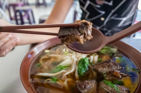 中国人 美食家 饮食 烹饪 美味的 午餐 牛肉 特写镜头