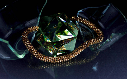 时尚 珠宝 手镯 玻璃 魅力 婚礼 庆祝 钻石 摄影 戒指