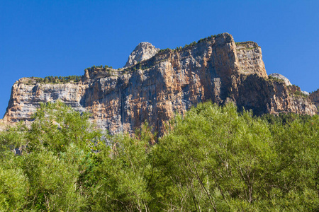 森林 旅游业 旅行 峡谷 西班牙 欧洲 美丽的 山谷 天空