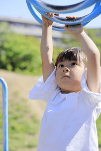 地面 人类 操场 领域 蓝天 可爱的 日本人 小孩 广场