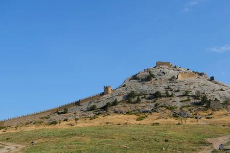旅行 欧洲 天空 防御工事 苏达克 半岛 全景图 建筑 地标