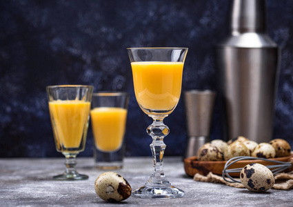 自制香草汁一杯甜鸡蛋汁照片