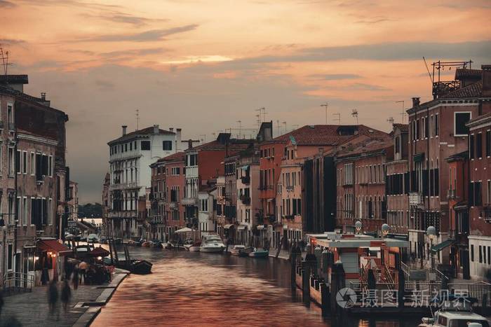 日出 古老的 意大利 建筑 城市 旅行 城市景观 浪漫的