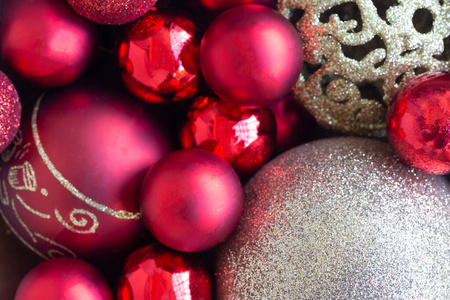 圣诞节 美丽的 闪耀 艺术 粉红色 圆圈 闪烁 框架 庆祝