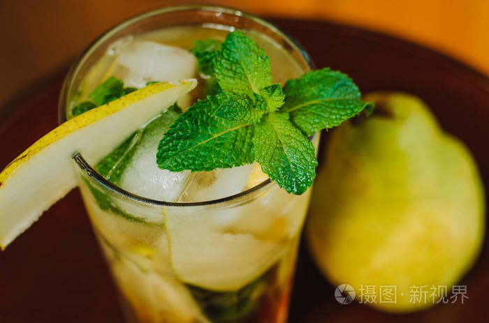 酒吧 自然 石灰 柠檬色 草药 边缘 苏打 夏天 夏季 饮料