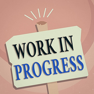 概念是指未完成的项目,仍然添加或开发空白的旧风化路标几何形状半