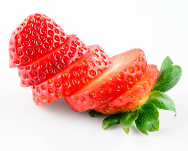 浆果 食物 特写镜头 草莓 水果 树叶