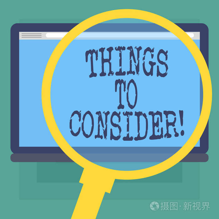 概念性的手写体显示要考虑的事情商业图片文字要慎重考虑才能做出选择