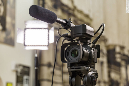 采访演播室图片