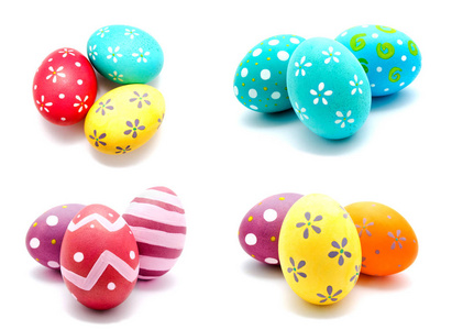 照片集完美彩色手工复活节彩蛋伊索拉照片