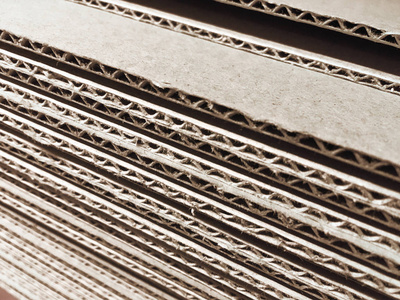 瓦楞纸板的背景图片