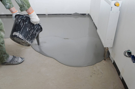 抹灰混凝土墙或水泥地面粗糙建筑材料的灰色.