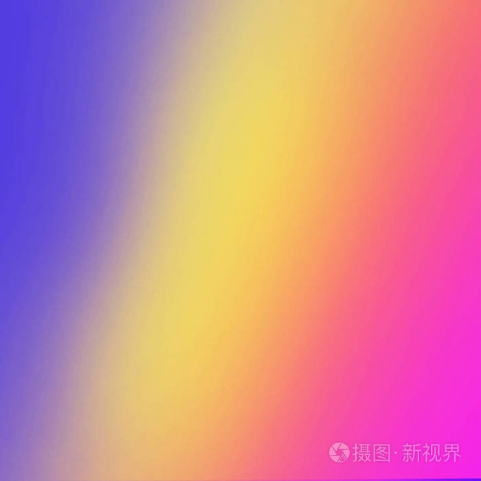 蓝黄紫罗兰粉色抽象渐变色