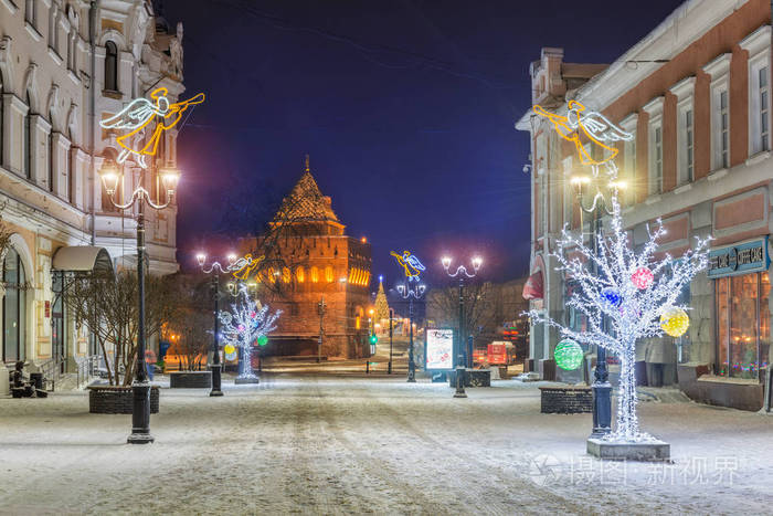 Bolshaya Pokrovskaya Street in Nizhny Novgorod 