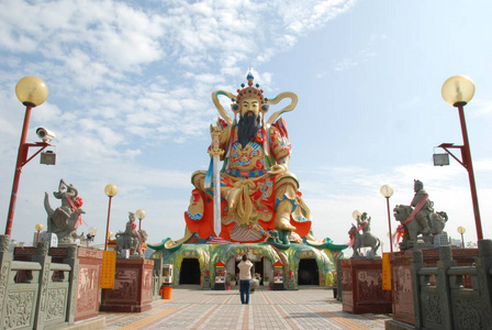 崂山道士雕像图片